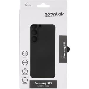 Samsung Galaxy S23 silicone back cover, black 7 The silicone cover offers excellent both back- and side protection for your device. The cover has a simple yet fashionable design combined with a smooth surface to make your device stand out.
