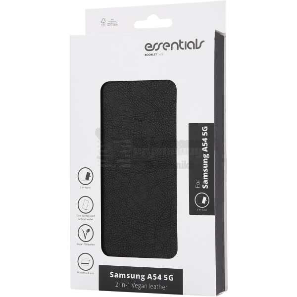 Samsung Galaxy A54 5G PU wallet, detachable, black