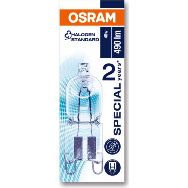 Halopin Stekeovnlampe 40W/827 230V G9 sokkel