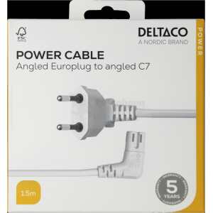 Power cord CEE 7/16 - C7 angled