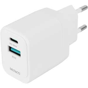 USB GaN wall charger 1x USB-A 18, W 1x USB-C PD 30 W, PPS 6 USB GaN wall charger 1x USB-A 18, W 1x USB-C PD 30 W, PPS