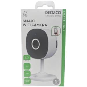 Dette smarte WiFi-kameraet leverer skarp 3MP (2304x1296) oppløsning og klar IR nattesyn opp til 10 meter. Utstyrt med bevegelsesdeteksjon