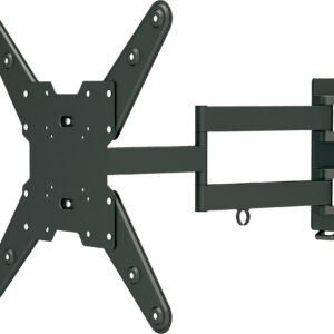 Veggfeste for TV/skjerm, 23-55", maks 35 kg, 3 ledd, svart