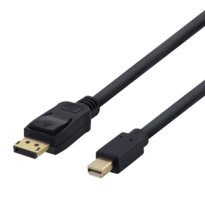 Mini-DisplayPort- til DisplayPort-kabel, DP 1.2, HBR, 3 m, svart