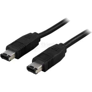 Firewire cable 6-pin male, male, 2m