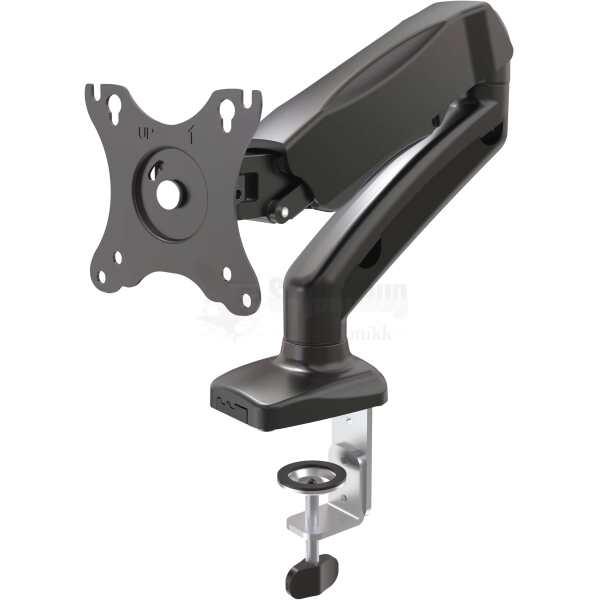 Monitor desk mount, 17-32", gas operated, VESA, three-axis, black