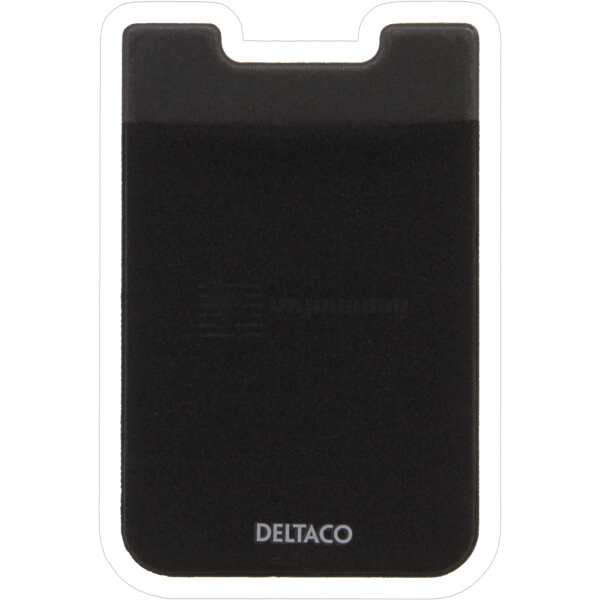 Adhesive credit card holder, 3M adhesive, black