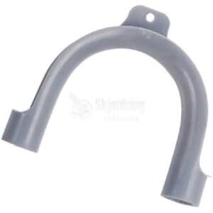 Plastic hook for outlet hose, Grey - BULK