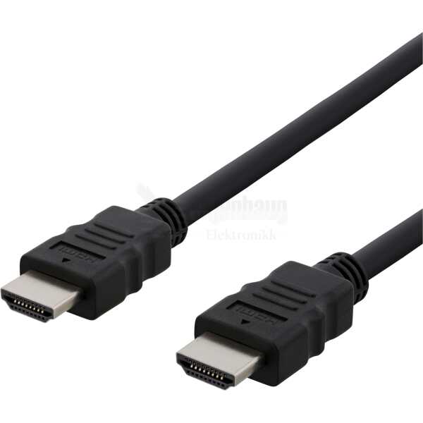 HDMI cable, HDMI High Speed w/Ethernet, CCS, 3,0m, black