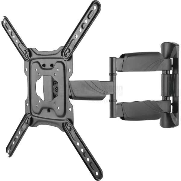 Full-motion 3-way wall, 23"-55", 35kg, 75x75-400x400