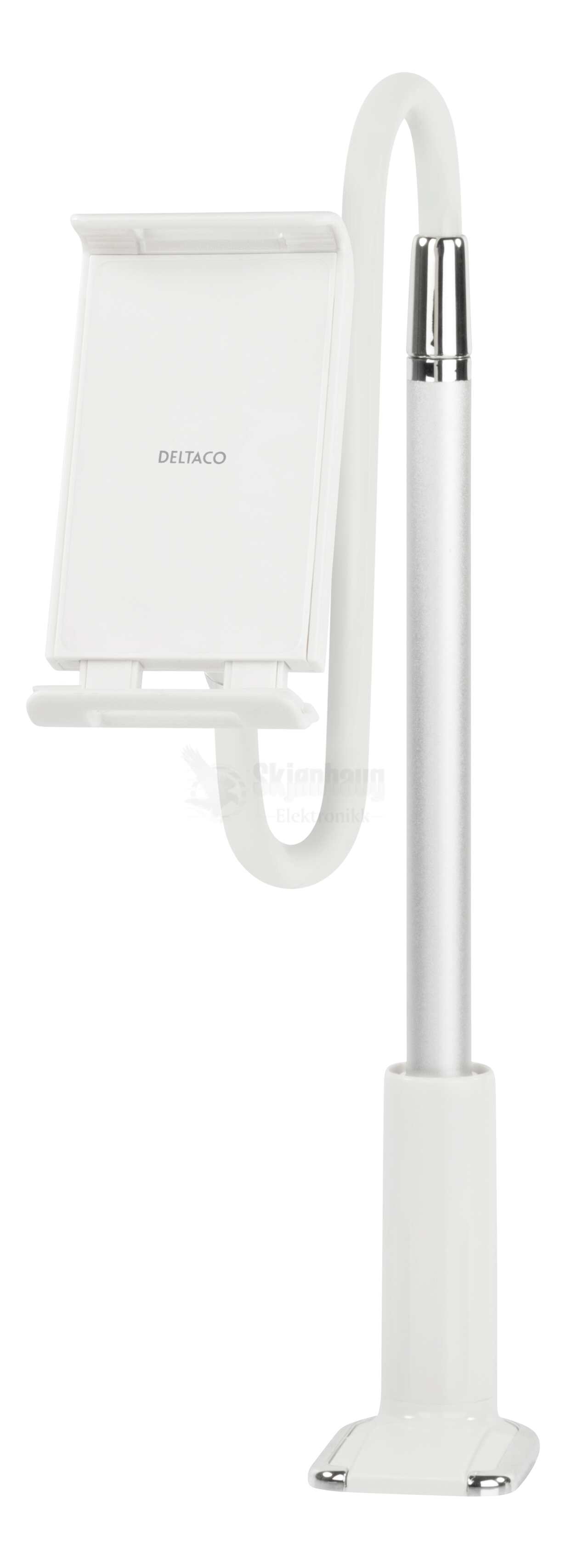 Stand for phones and tablets, fixed and flexible arm with desk clamp mount 1 Stand for phones and tablets, fixed and flexible arm with desk clamp mount