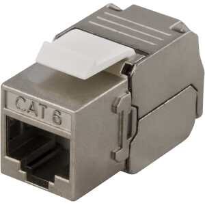 FTP Cat6 Keystone connector, "Tool-free"