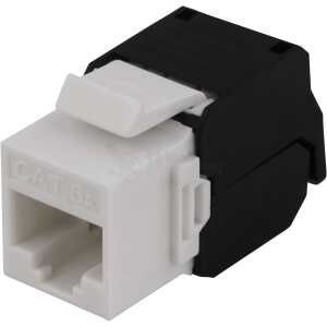 UTP Cat6a keystone connector, "Tool-free"