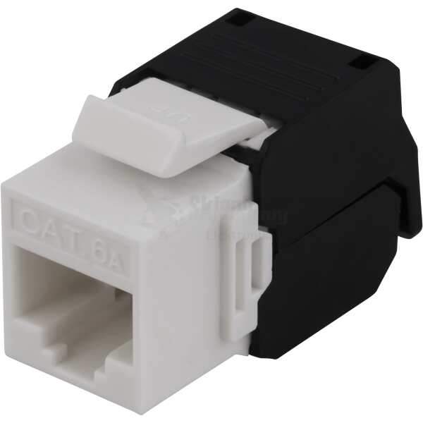 UTP Cat6a keystone connector, "Tool-free"