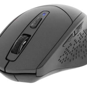 Bluetooth lydløs mus, 1x AA, 800-1600 DPI, mørk grå