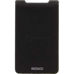 Adhesive credit card holder, RFID blocking, 3M adhesive, black