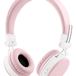 BT200 Foldable on-ear BT headset, 3.5 mm, pink