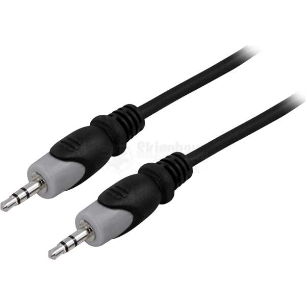 Lydkabel, 3,5mm Han til 3,5mm Han, 10m