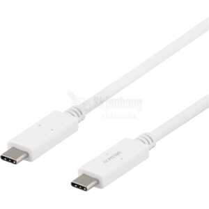 USB-C - USB-C cable, 5Gbit/s, 5A, 1M, white