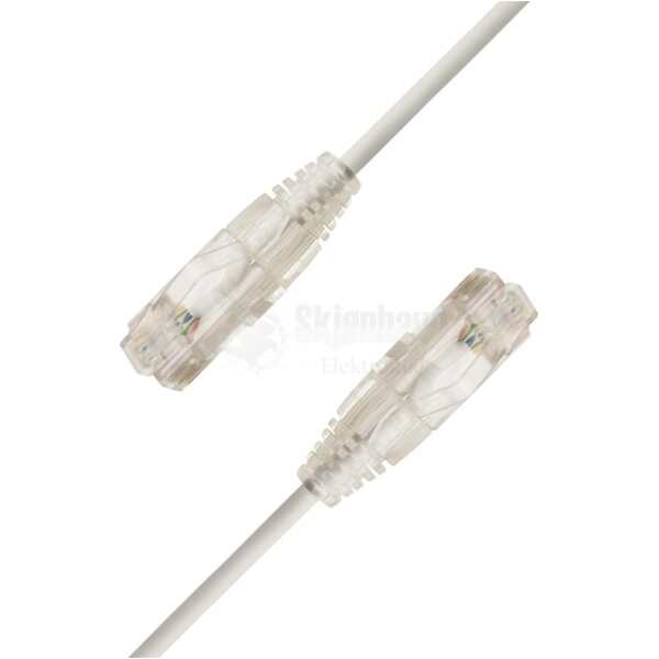 LinkIT SlimPatch U/UTP Cat6a hvit 1.5mCat.6a Slim