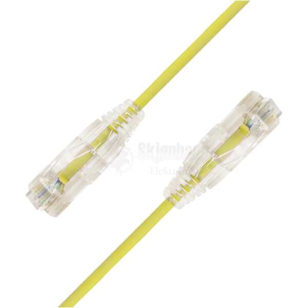 LinkIT SlimPatch U/UTP Cat6a gul 4mCat.6a Slim