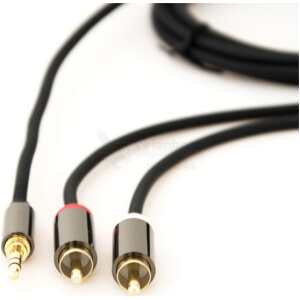 Stoltzen Flex Lydkabel 3,5mm - 2xRCA 2mJack