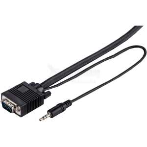 LinkIT SVGA/XGA cable M/M w/audio 1 mVGA m/Lyd