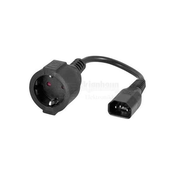 LinkIT strømkabel C14/CEE 7/4 27cmDiverse