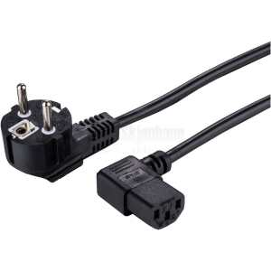 LinkIT strømkabel CEE 7/7 - C13 svart 3mStrømkabel Vegg/C13