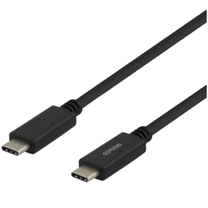 USB-C til USB-C-kabel, 480 Mbit/s, 3A, 3m, svart