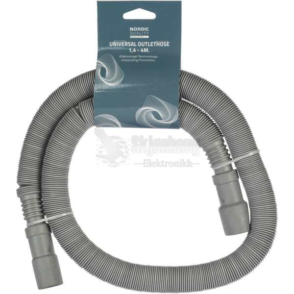 Universal tømmeslange 1,4 - 4m