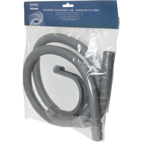 Universal tømmeslange m/ bøyle, 1,5m - Bilde 3