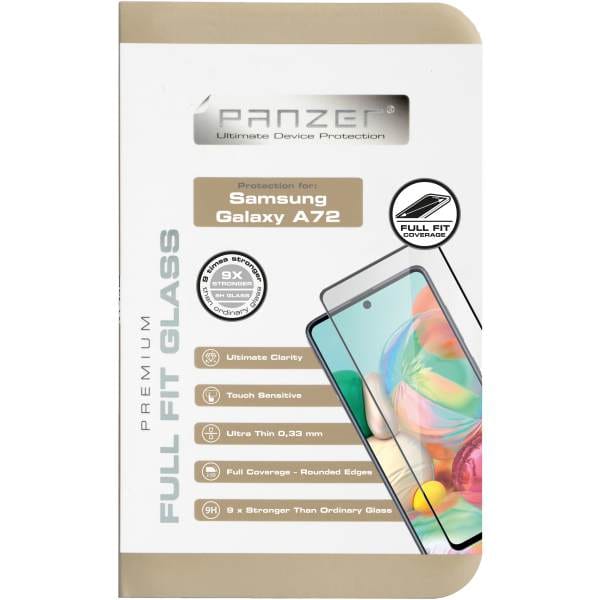Galaxy A72 Full-fit Glass black 1 PANZER® Premium Full-Fit Glass er det nye