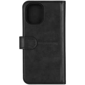 iPhone 16 Plus PU wallet, detach, recycled, 3 cards, black