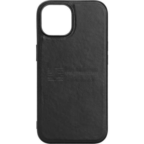 iPhone 13/14/15 Lær Mag-deksel, TPU-ramme, magnet, svart 1 iPhone 13/14/15 Lær Mag-deksel, TPU-ramme, magnet, svart