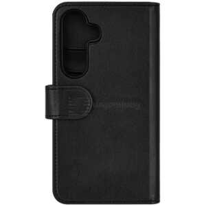 Samsung Galaxy S25 PU lommebok, avtakbar, 3 kort, svart