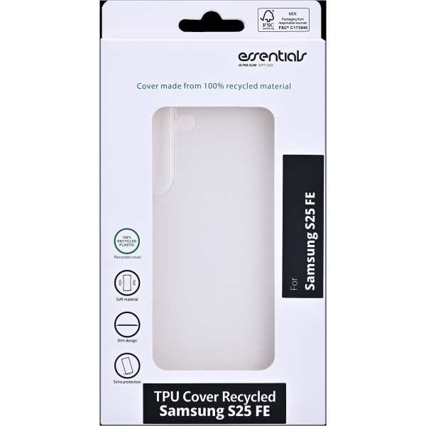 Protect your phone in style and make an sustainable choice with a slim cover made from 100 % recycled materials. This cover not only provides excellent protection for your phone but also feels soft to the touch