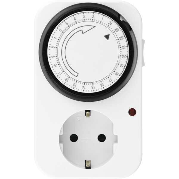 Programmerbart innendørs tidsur, 24 timer