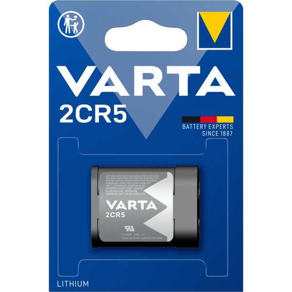 Profesjonelt litium 2CR5 batteri - 1 pakke
