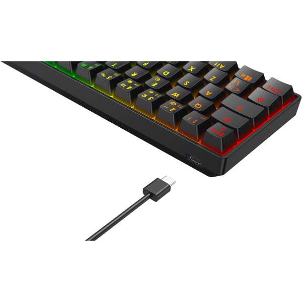 DK470 60% mekanisk tastatur, hot-swap Gateron-brytere - Bilde 9
