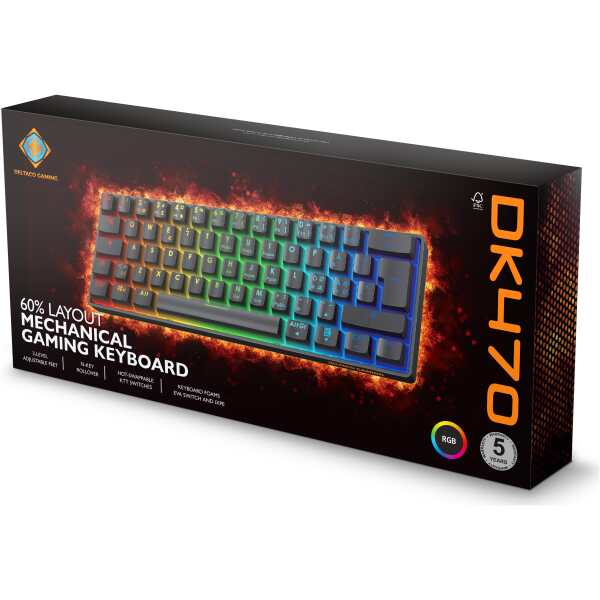 but also carefully designed to provide you with a superior typing experience without any undesirable noise. The EVA switch foam surrounding each mechanical switch together with the IXPE foam pad underneath ensures a typing experience free from any unwanted rattle.