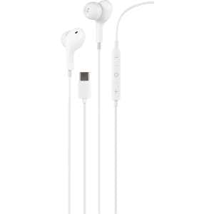 STREETZ in-ear earphones are for you. These practical and sophisticated earphones have a convenient cable length of 1.2 m and a practical control button. Soft and comfortable ear tips make them comfortable in your ears and helps blocking environment noise. USB-C connector. Comes with three sizes of silicone eartips for pefect fit.