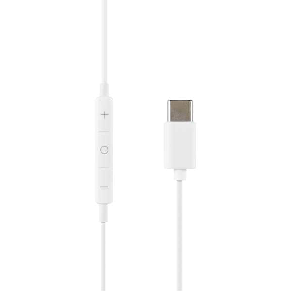C220 In-ear earbuds, 3-button, USB-C, white