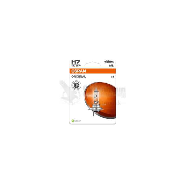 H7 55W 12V PX26D BLI1 1 H7 55W 12V PX26D BLI1