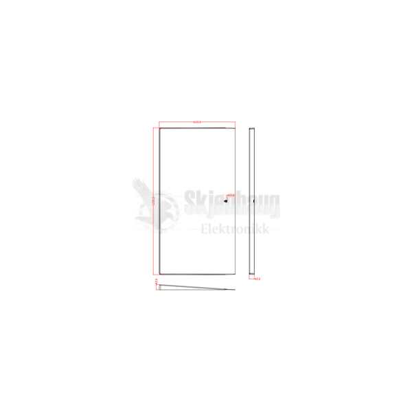 Driptray, 120 x 62 cm, transparent 1 Driptray, 120 x 62 cm, transparent