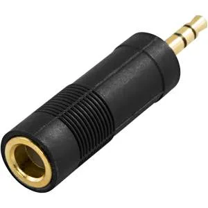 Multimediaadapter 6,3mm fe - 3,5mm stereo ma