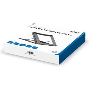 Tiltbart stativ i stål for laptop/nettbrett, 5 posisjoner, 10-15