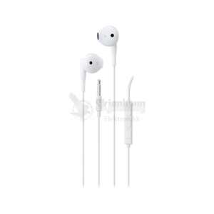 E130 Semi-in-ear earbuds, answer button, 3.5mm, mic, white
