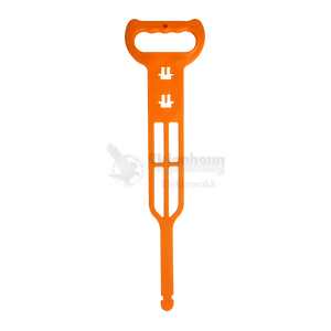 Cable hanger for extension cables, adjustable size, nylon 66, orange