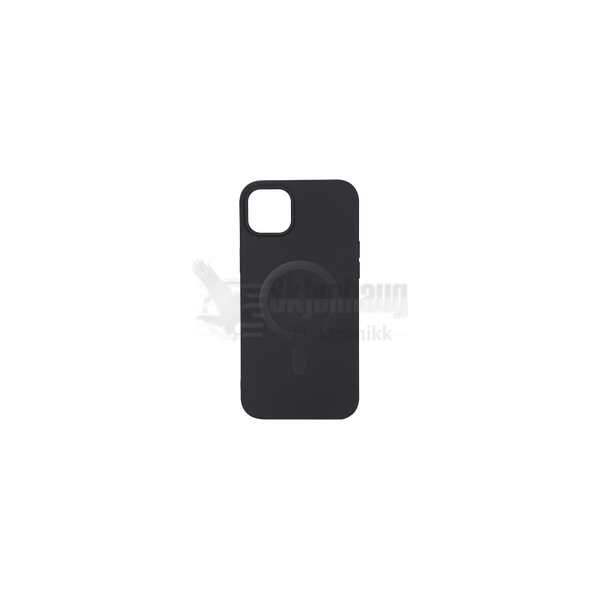 iPhone 14 Plus Silicone Mag back cover, Black